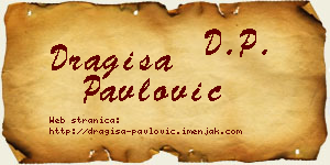 Dragiša Pavlović vizit kartica